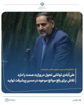 علی‌آبادی توانایی تحول در وزارت صمت را دارد/ تلاش برای رفع موانع موجود در مسیر پیشرفت تولید
