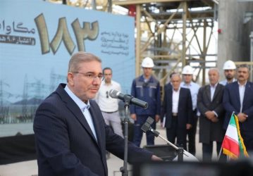 افتتاح واحد اول گازی نیروگاه راشد تربت حیدریه با حضور معاون رئیس جمهور
