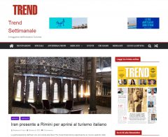 انتشار خبر حضور ایران در نمایشگاه TTG در سایت ترند ایتالیا