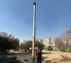 استفاده از تکنولوژی COB در شبکه روشنایی بوستان‌ها و فضاهای سبز در منطقه ۲۰