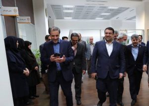 بازدید مدیرعامل بانک ملی ایران از ادارات کل خزانه و مدیریت عملیات بانکی