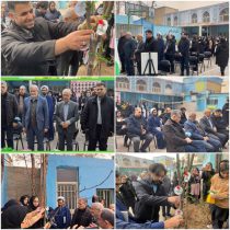 غرس نهال یادبود کودکان غزه در مدارس منطقه ۶