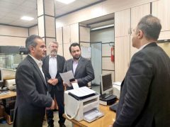 بازدید میدانی مدیرعامل بانک صادرات ایران از برخی شعب در ساعات کاری پایانی سال