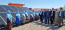 بهره برداری از اولین مزرعه خورشیدی حمایتی متمرکز کشور با مشارکت بانوان در استان اصفهان