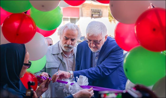 افتتاح کتابخانه عمومی روستای توانه استان همدان توسط بانک پاسارگاد