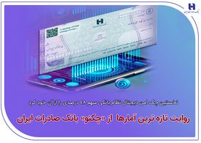 نخستین چک امن دیجیتال نظام بانکی سهم ۴۸ درصدی را از آن خود کرد/ روایت تازه‌ترین آمارها از«چکنو» بانک صادرات ایران