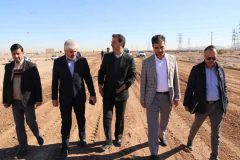 بازدید مسئولان استانی از باند دوم جاده فولاد آلیاژی ایران