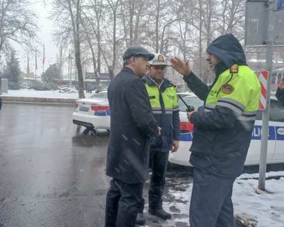 چهارمین بارش برف زمستانی در منطقه یک با تردد روان و آمادگی کامل نیروها