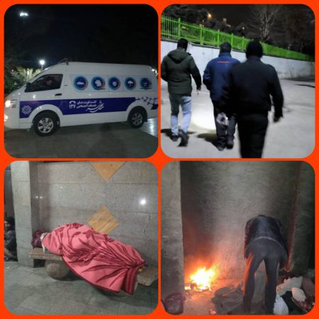 استمرار اجرای گشت‌های ویژه شبانه‌روزی همزمان با سردترین ایام پایتخت در منطقه ۱۶