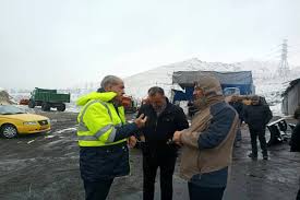 ششمین بارش زمستانی، منطقه یک را در کمتر از یک ساعت سفیدپوش کرد