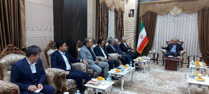 دیدار و گفتگوی مدیر عامل پست بانک ایران با استاندار هرمزگان