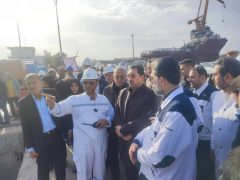 بازدید وزیر صمت از مجموعه پرشیا هرمز در بندرعباس