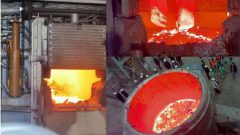 تولید نخستین عملیات ذوب آزمایشی پروژه فولادسازی مجتمع فولاد میانه