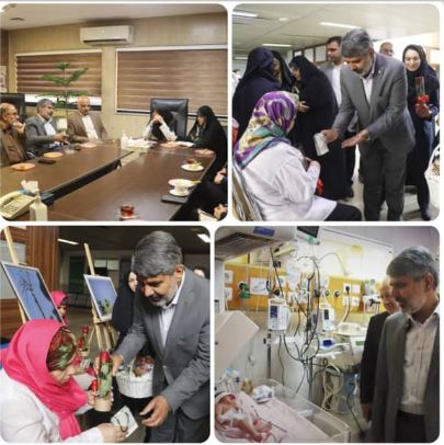 بازدید شهردار منطقه ۴ از بیمارستان آرش به مناسبت هفته سلامت/ شهردار منطقه ۴ در مسیر سلامت؛ از هم‌اندیشی در بیمارستان آرش تا تقدیر از مادران و کادر درمان