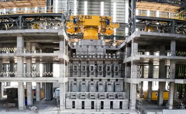 ماشین ریخته‌گری مداوم با شعاع ۱۲ متری به مرحله نصب رسید