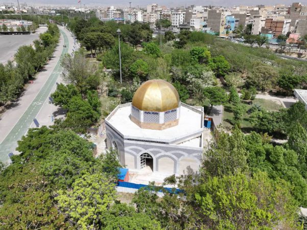 یادمان شهیدگمنام بوستان بزرگ ولایت آماده بهره برداری است