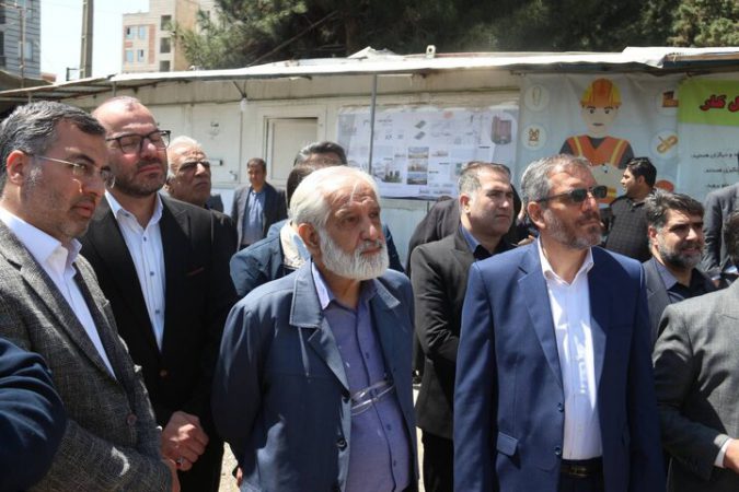 بازدید میدانی اعضای شورای اسلامی شهر تهران و شهرستان ری از پروژه‌های شاخص منطقه ۲۰