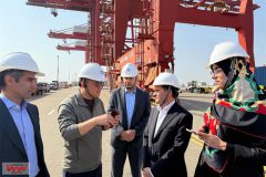 بازدید مدیر عامل شرکت ملی صنایع پتروشیمی از زیر ساخت های لجستیک چین در حاشیه برگزاری نمایشگاه chinaplas 2025