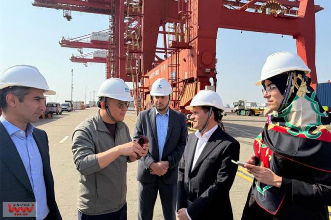 بازدید مدیر عامل شرکت ملی صنایع پتروشیمی از زیر ساخت های لجستیک چین در حاشیه برگزاری نمایشگاه chinaplas 2025