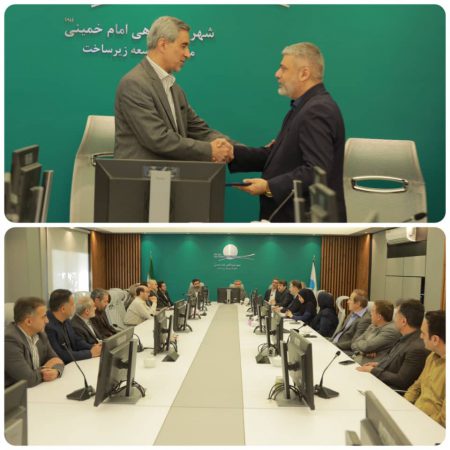 سرپرست معاونت توسعه زیرساخت معارفه شد