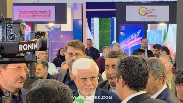 بازدید مقامات عالی‌رتبه از غرفه مشترک ایمیدرو و ایریتک در نمایشگاه ایران اکسپو