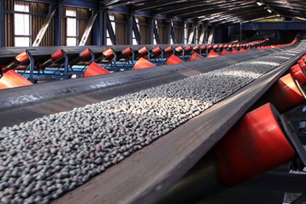 ثبت رکورد جدید تولید گندله در شرکت معدنی و صنعتی گل‌گهر