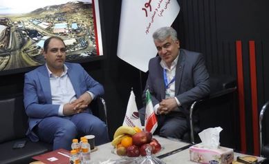 بازدید مدیر کل دفتر نظارت بر وزارت صمت از غرفه صبانور