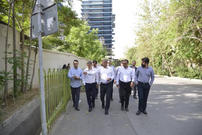 طرح الگوی خدمت در خیابان ازگل اجرا می‌شود