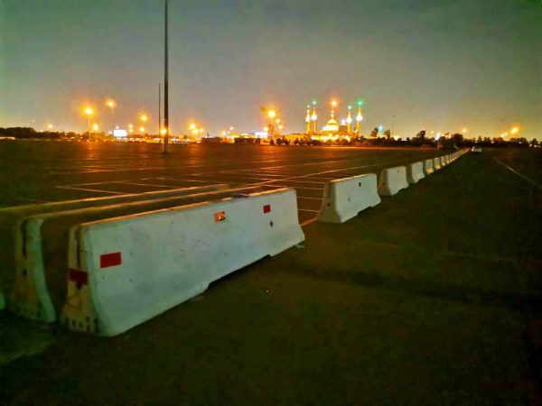 تفکیک پارکینگ استان ها با نصب ۱۷۰۴ متر نیوجرسی به منظور ساماندهی ترافیکی مراسم ارتحال بنیانگذار انقلاب