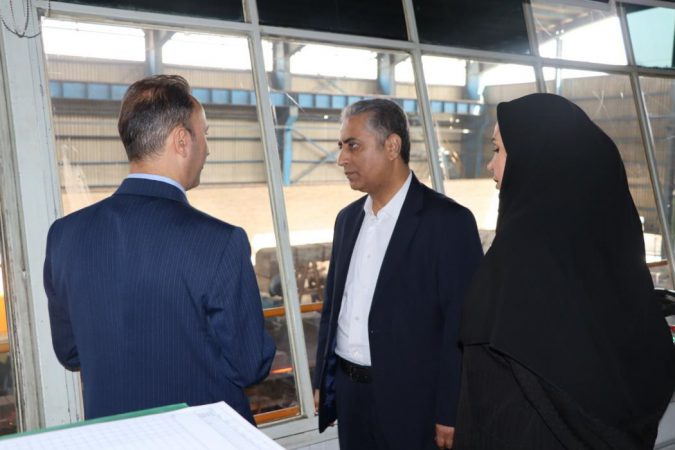 بازدید مدیرعامل این بانك از شركت ذوب آهن آرمان آسیا در استان سمنان