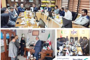 هم‌اندیشی مدیر عامل بیمه سینا با شبکه فروش جنوب غرب کشور