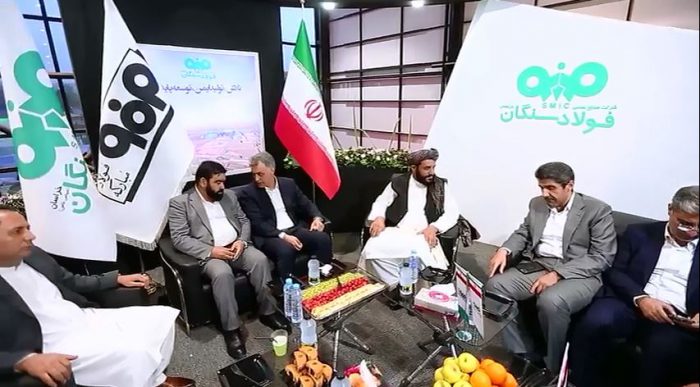 روز شلوغ و پر کار غرفه فولاد سنگان در روز نخست نمایشگاه بین المللی اینوکس و فاینکس مشهد