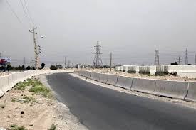 ایمن‌سازی بخشی از مسیر مواصلاتی بین بزرگراه خلیج فارس و بزرگراه شهید هاشمی با نصب ۳۰۰ نیوجرسی