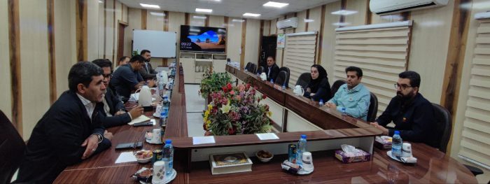 دیدار معاون سرمایه انسانی شرکت معدنی و صنعتی گهر زمین با معاون منابع انسانی و امور اجتماعی شرکت فولاد خوزستان