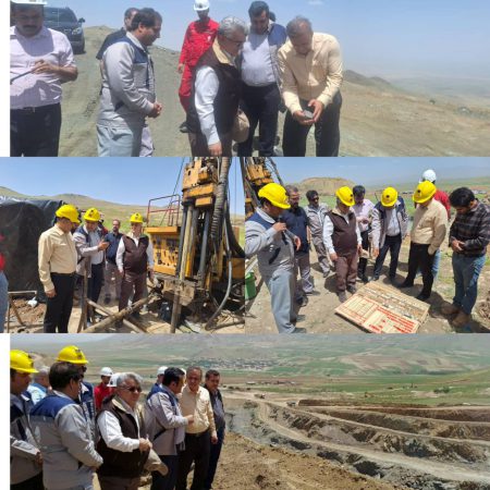 بازدید رئیس سازمان نظام مهندسی معدن ایران از معدن سنگ‌آهن گلالی صبانور