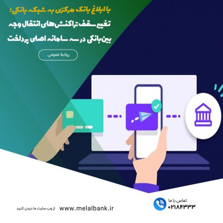 تغییر سقف تراکنش‌های انتقال وجه بین‌بانکی در سه سامانه اصلی پرداخت