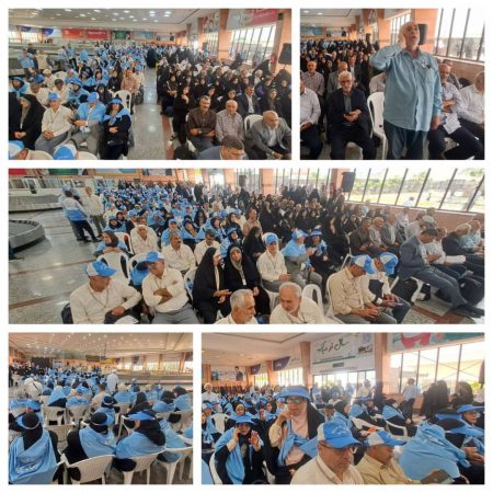 حضور نخستین گروه از زائران خانه خدا در فرودگاه شهدای ساری