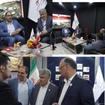 بازدید مدیر کل دفتر نظارت بر وزارت صمت از غرفه صبانور