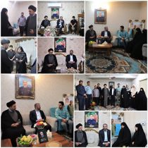 دیدار حجت الاسلام والمسلمین آقا میری و شهردار منطقه۹ با خانواده شهدای خدمت در منطقه ۹