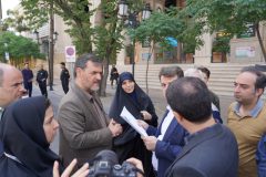 بازدید مشترک سرپرست شرکت توسعه مجتمع‌های ایستگاهی و شهردار منطقه ۸ از مترو سبلان و فدک