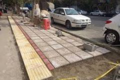 پیاده‌راه‌های کوی نصر استاندارد می‌شود