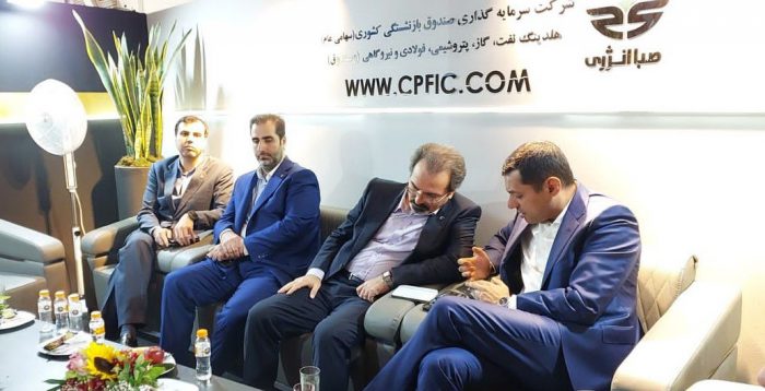 بازدید مدیرعامل شرکت صبا فولاد خلیج فارس از هفدهمین نمایشگاه صنعت مالی