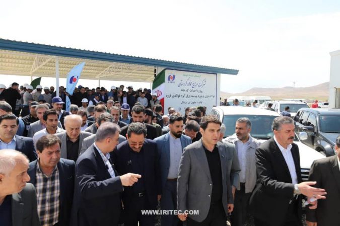 بازدید وزیر صنعت، معدن و تجارت از پروژه عظیم فولادسازی و نورد پیوسته ورق گرم قروه با مدیریت اجرایی ایریتک