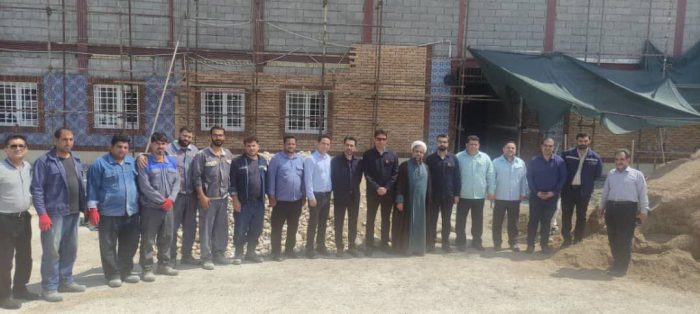 معاون منابع انسانی و امور اجتماعی فولاد خوزستان از ساختمان موکب شهدای فولاد در پایانه مرزی چذابه بازدید نمود