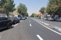 تحول زیرساختی در خیابان شهید زفرقندی با اجرای کانیو و آسفالت‌ریزی گسترده