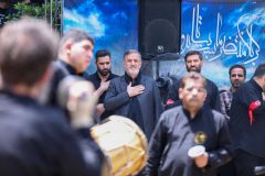 بر پایی مراسم سوگواری اجتماع عزاداران حسینی در شهرداری منطقه۱۲