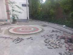 بهبود ساختاری محله باغ فردوس با بهسازی محوطه‌ کتابخانه شهید باهنر