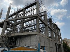 منطقه یک رکورد بتن‌ریزی در ارتفاع را در مجموعه ورزشی قیطریه شکست