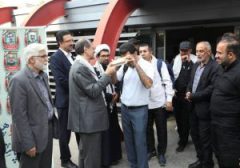 بدرقه اولین گروه از خادمین‌الحسین شهرداری منطقه ۲ به پایانه مرزی زرباطیه عراق