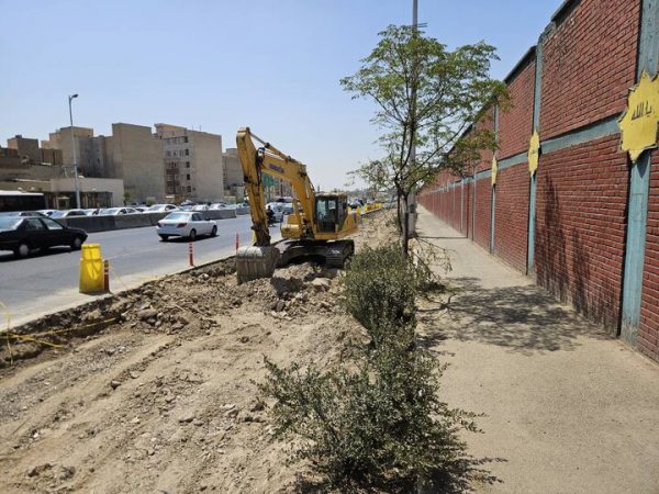 شروع طرح تعریض بزرگراه آیت‌الله سعیدی